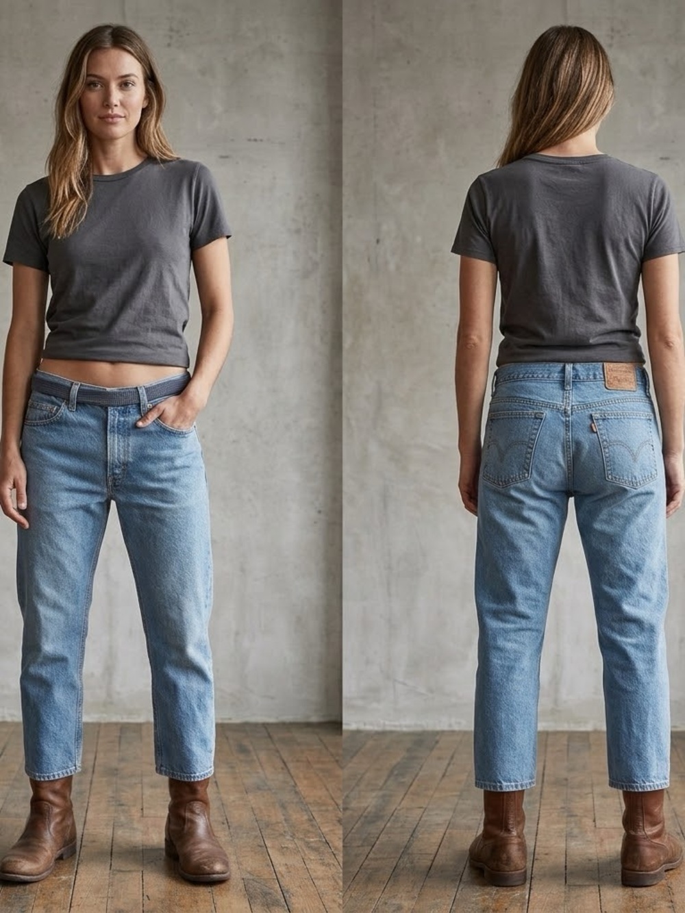 Vintage Y2K Levi's Orange Tab High-rise Straight Jeans - 34x26"